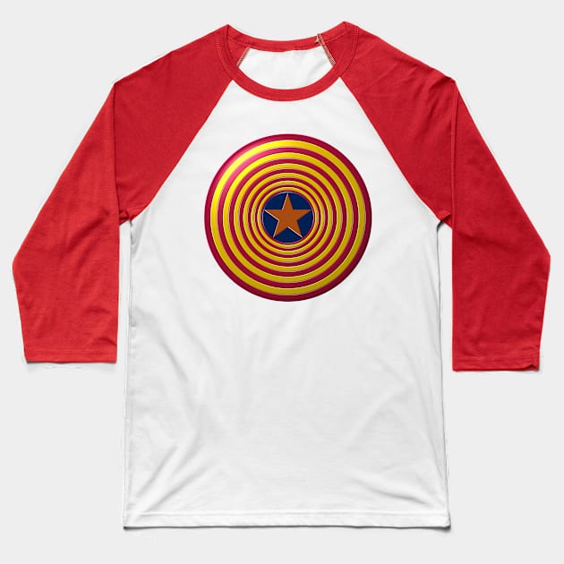 Captain Arizona Shield Baseball T-Shirt by IORS